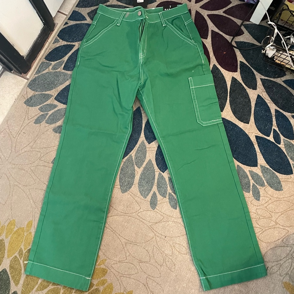 Green Workwear Pants